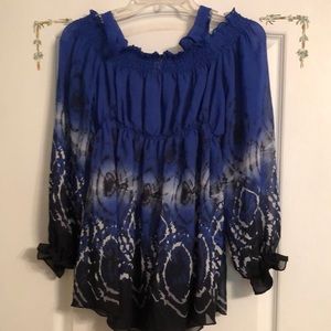 Very gently worn Myth blouse size S with straps for off the shoulder wear